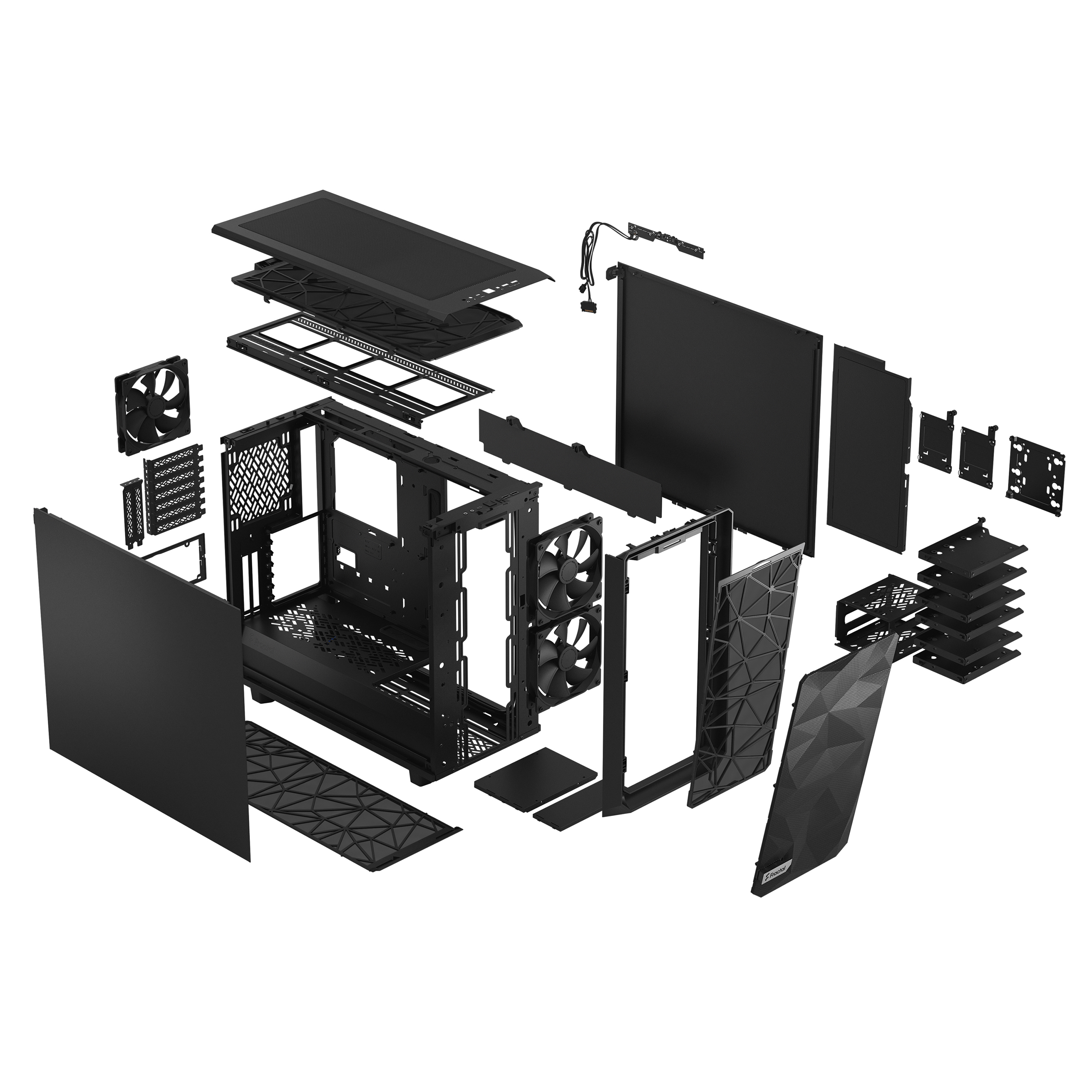 FRACTAL DESIGN MESHIFY 2 BLACK SOLID thumbnail 7
