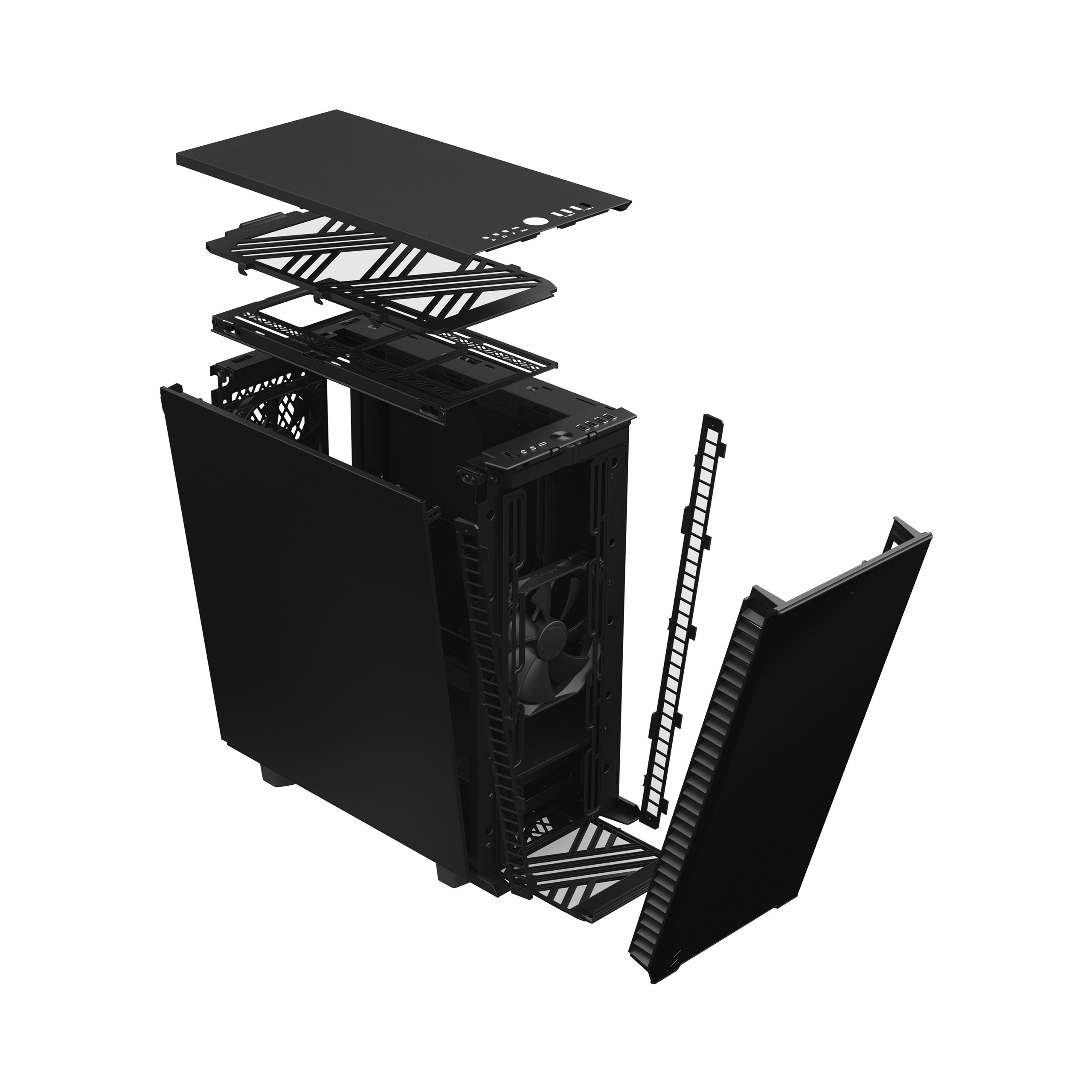 FRACTAL DESIGN DEFINE 7 COMPACT BLACK SOLID (DEF7C-01) thumbnail 10
