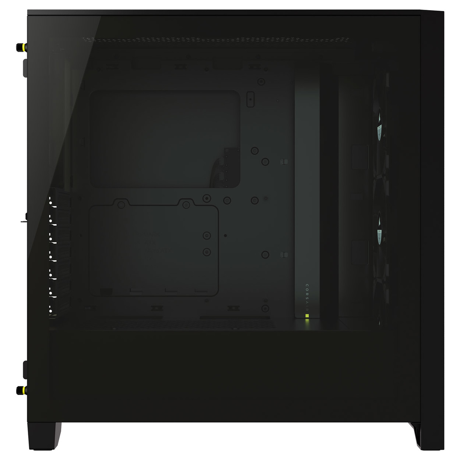 CORSAIR ICUE 4000X RGB TEMPERED GLASS MID-TOWER BLACK thumbnail 3