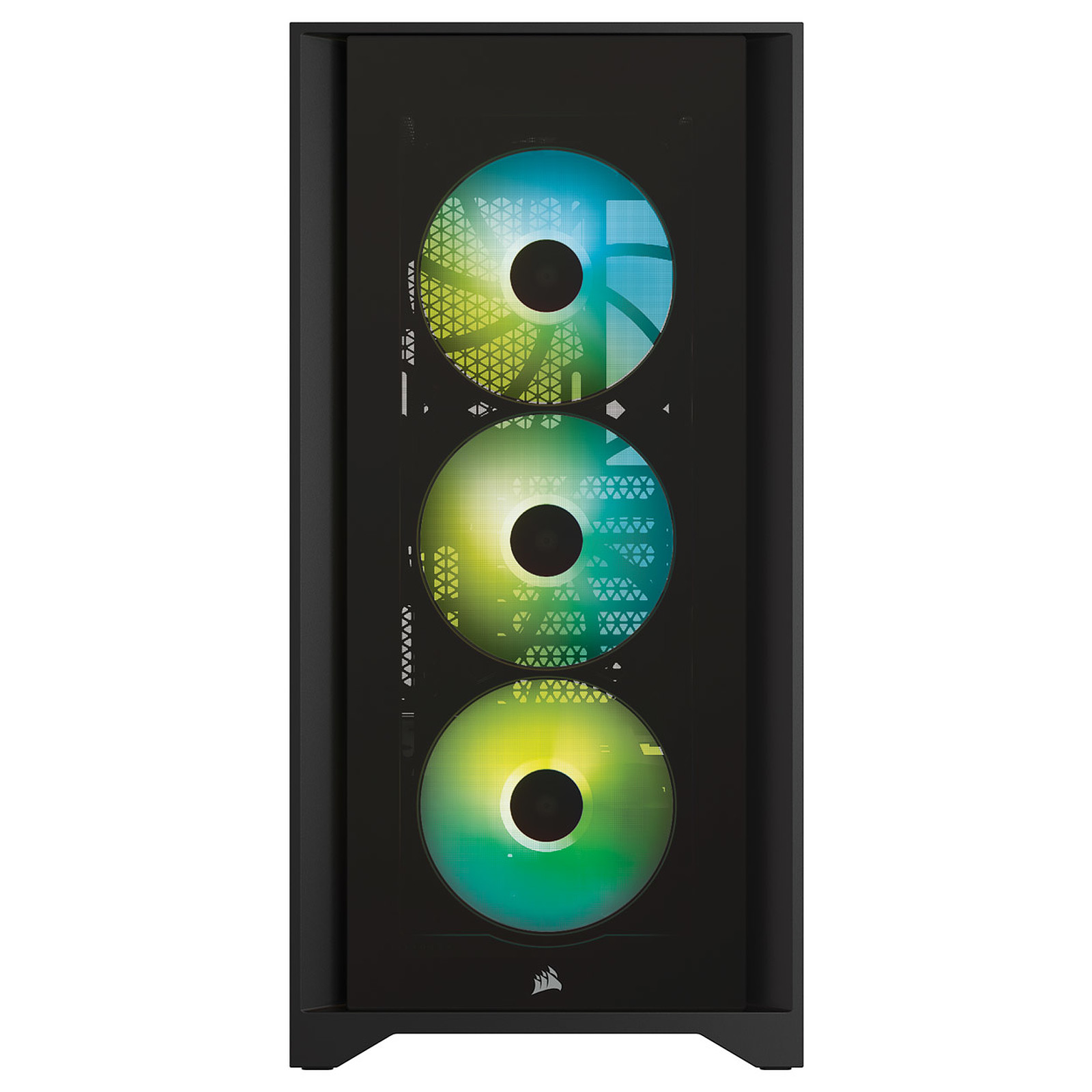 CORSAIR ICUE 4000X RGB TEMPERED GLASS MID-TOWER BLACK thumbnail 2