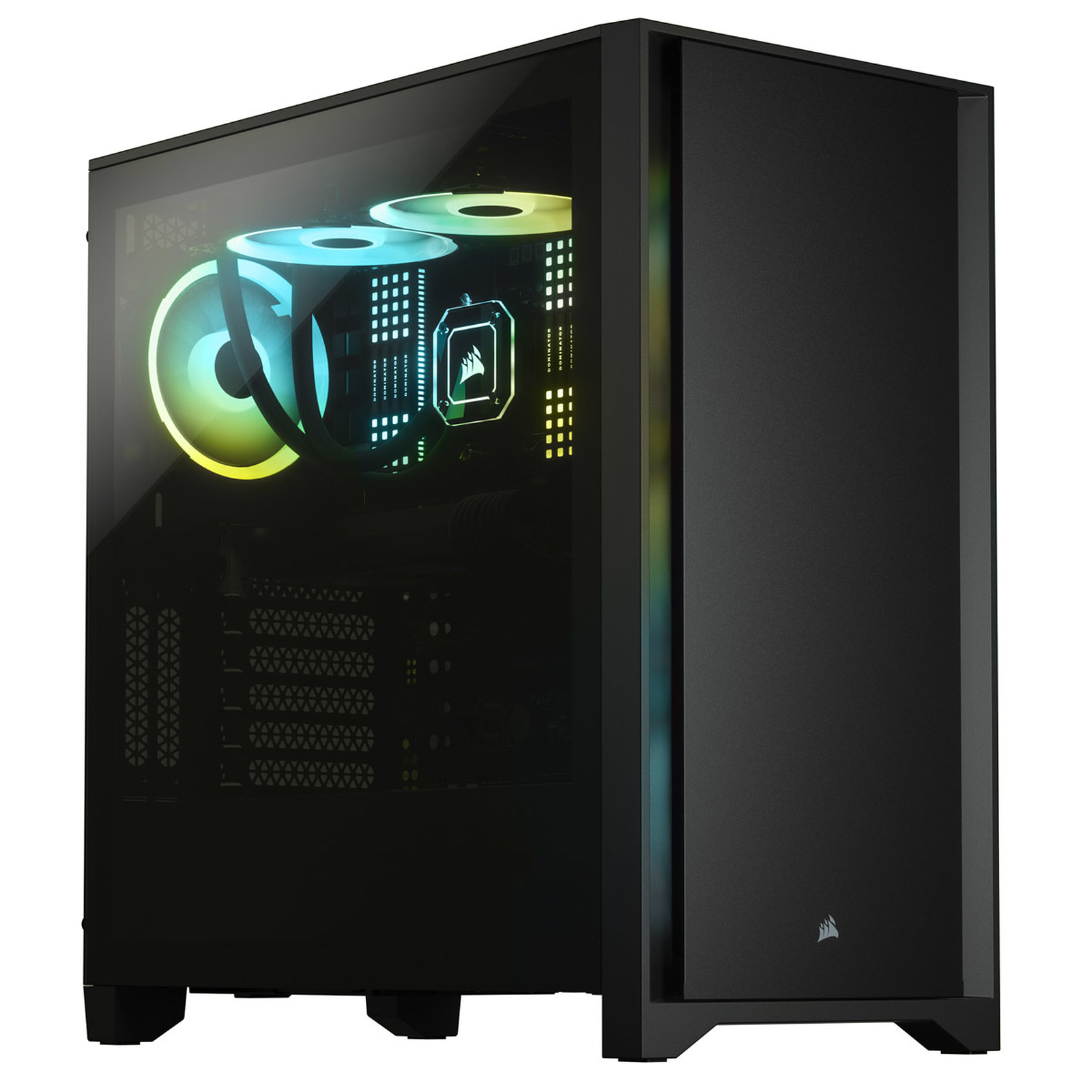 CORSAIR 4000D TEMPERED GLASS MID-TOWER BLACK thumbnail 2