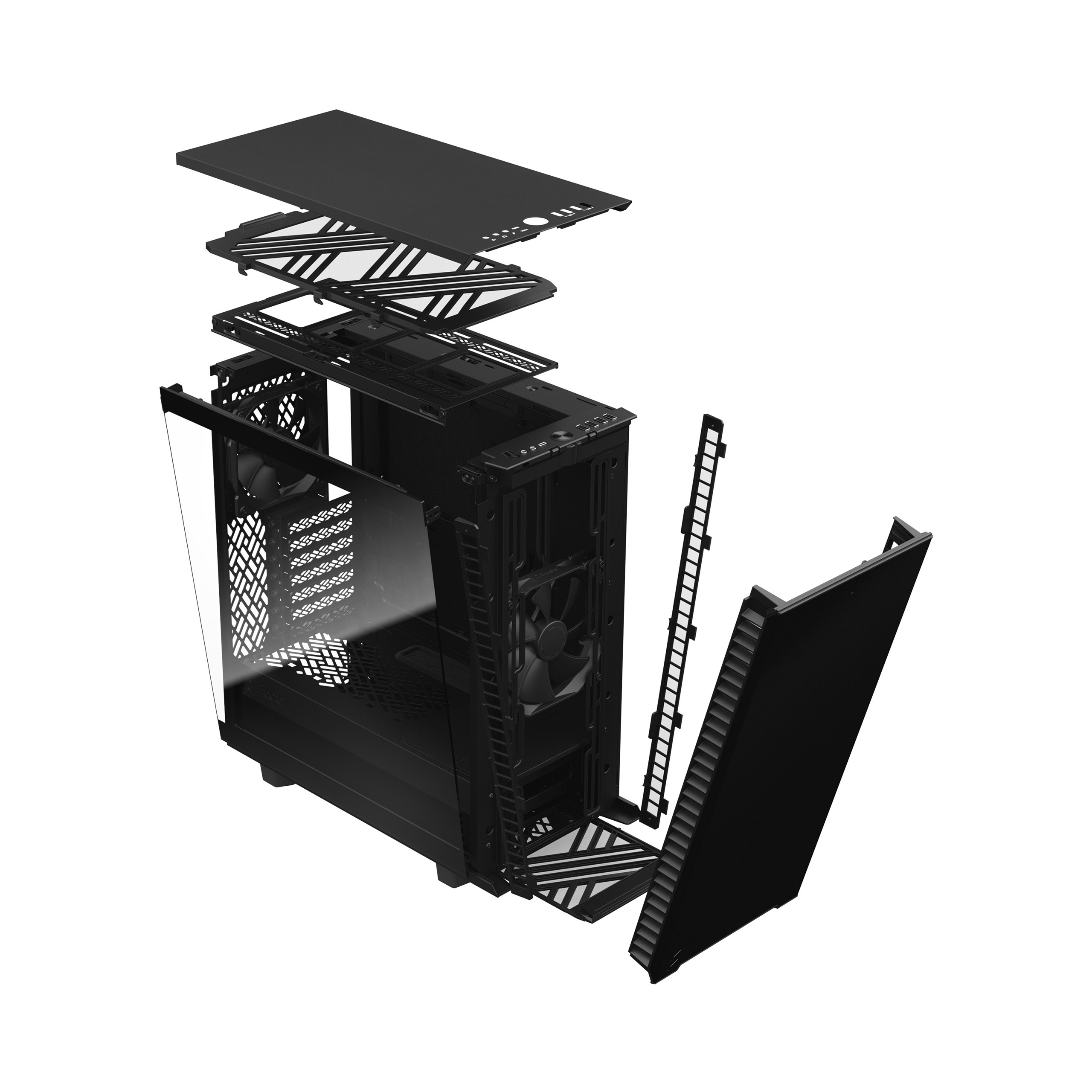 FRACTAL DESIGN DEFINE 7 COMPACT BK TG LIGHT TINT (DEF7C-03) thumbnail 10