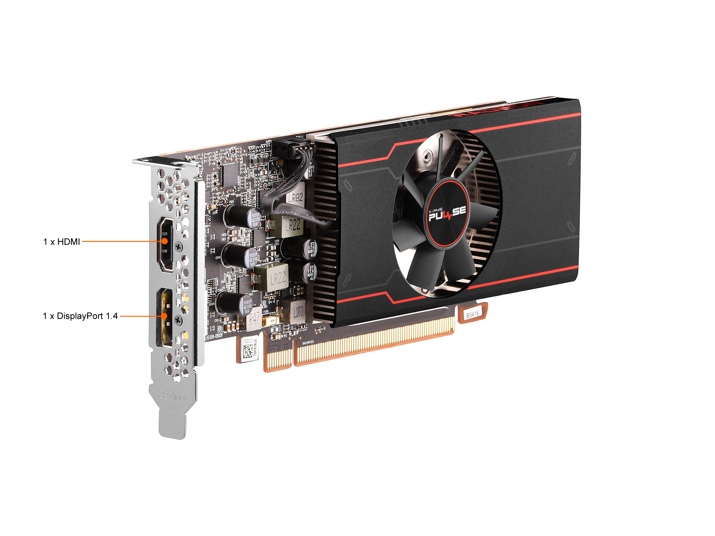 SAPPHIRE PULSE RX6400 4G GDDR6 L.P thumbnail 5