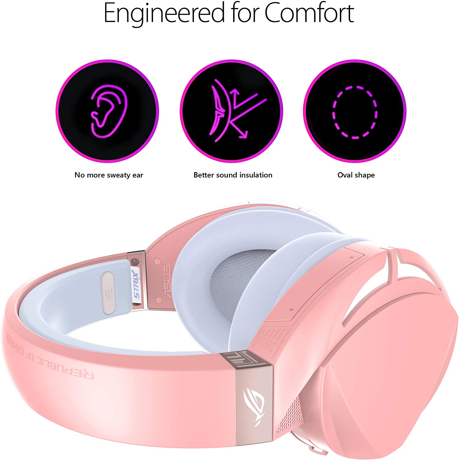 ASUS ROG STRIX FUSION 300 PINK CROWN thumbnail 5