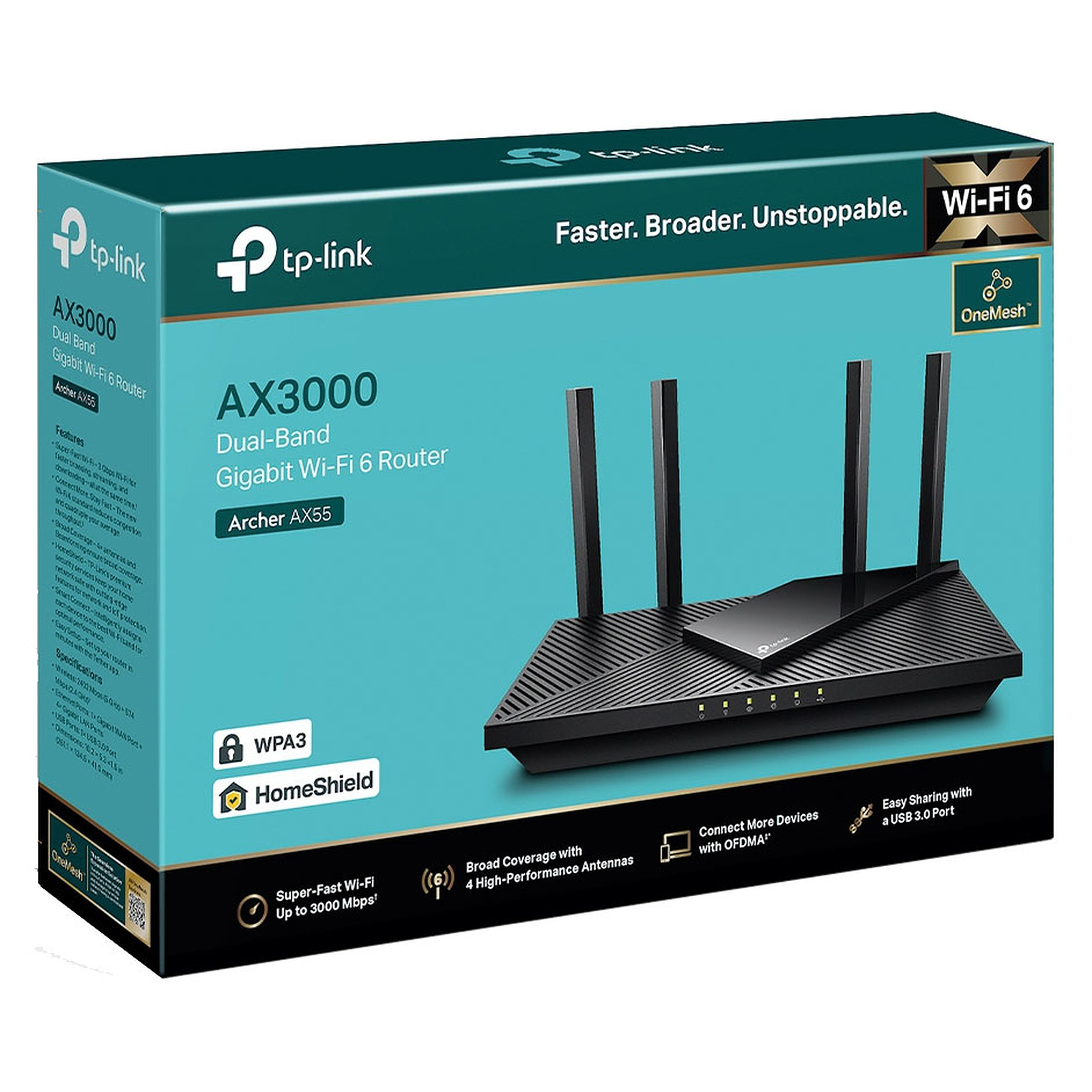 TL-AX55 AX3000 WIFI6 ROUTER thumbnail 2