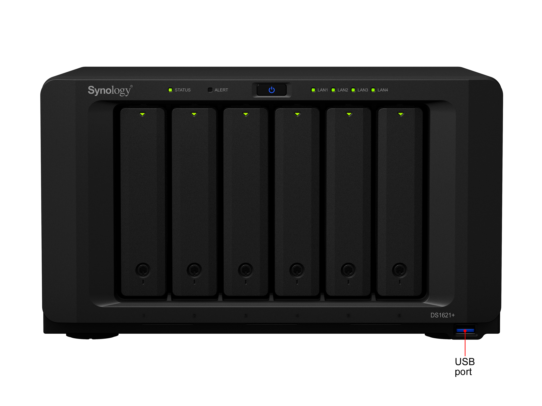 SYNOLOGY DS1621+ 6BAY thumbnail 2
