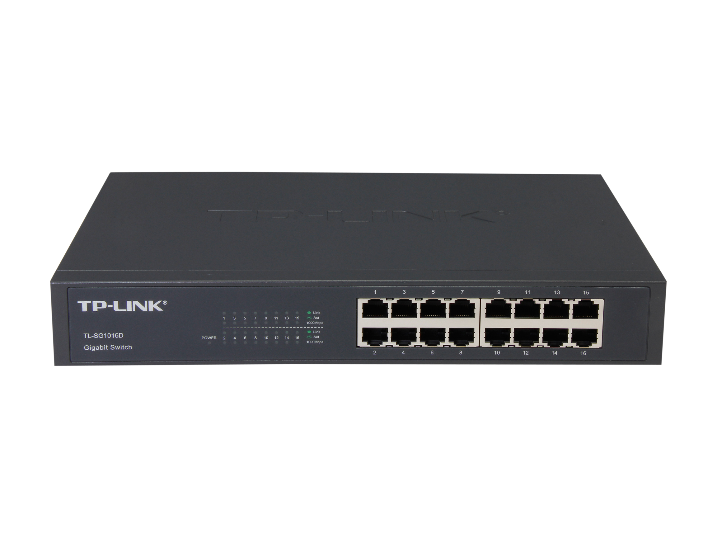 TP-LINK TL-SG1016D 16-PORT GIGA DESKTOP SWITCH thumbnail 4