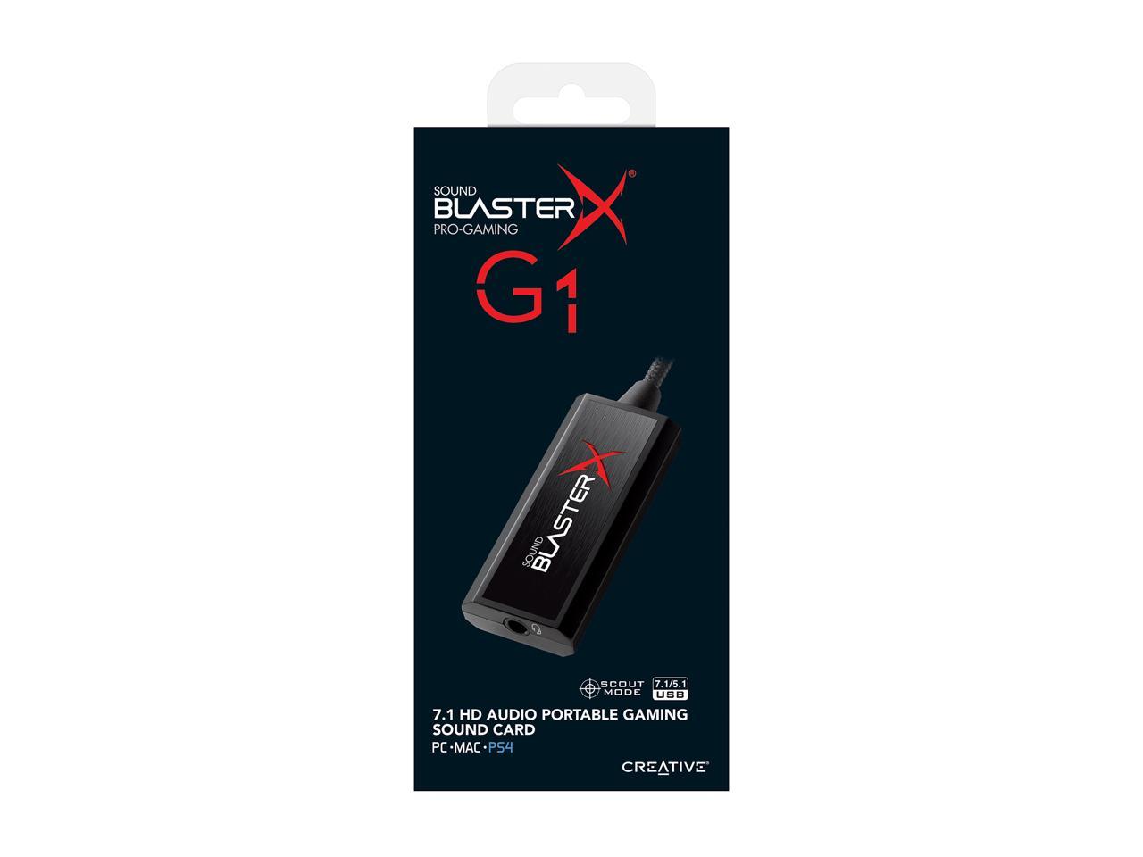 SOUND BLASTERX G1 7.1 PORTABLE W/HEADPHON thumbnail 3