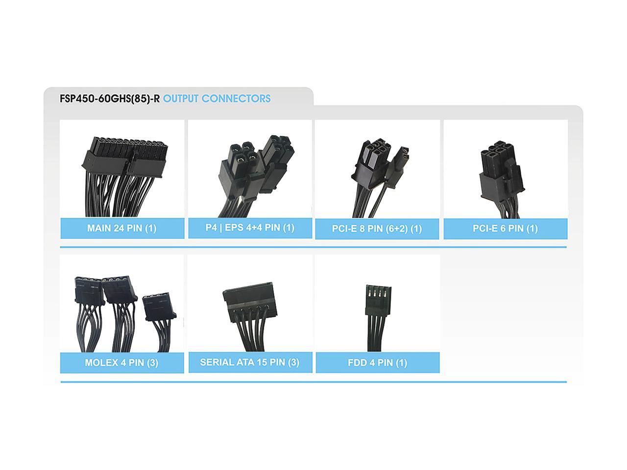 450-60GHS SFX Power Supply 80+Bronze thumbnail 4