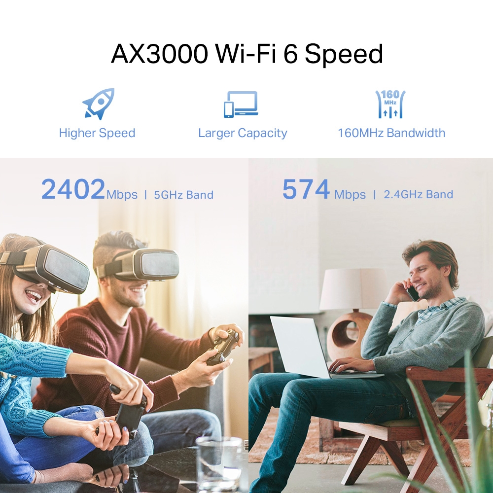 TP-LINK RE705X AX3000 WI-FI 6 RANGE EXTENDER thumbnail 4