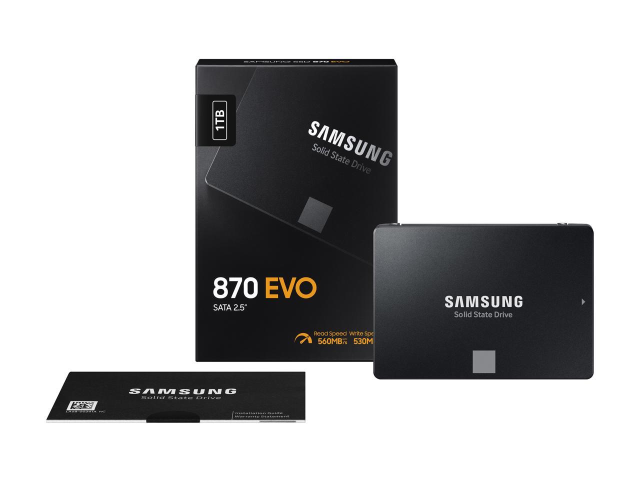 SAMSUNG 870 EVO SATA3 1TB SSD thumbnail 3