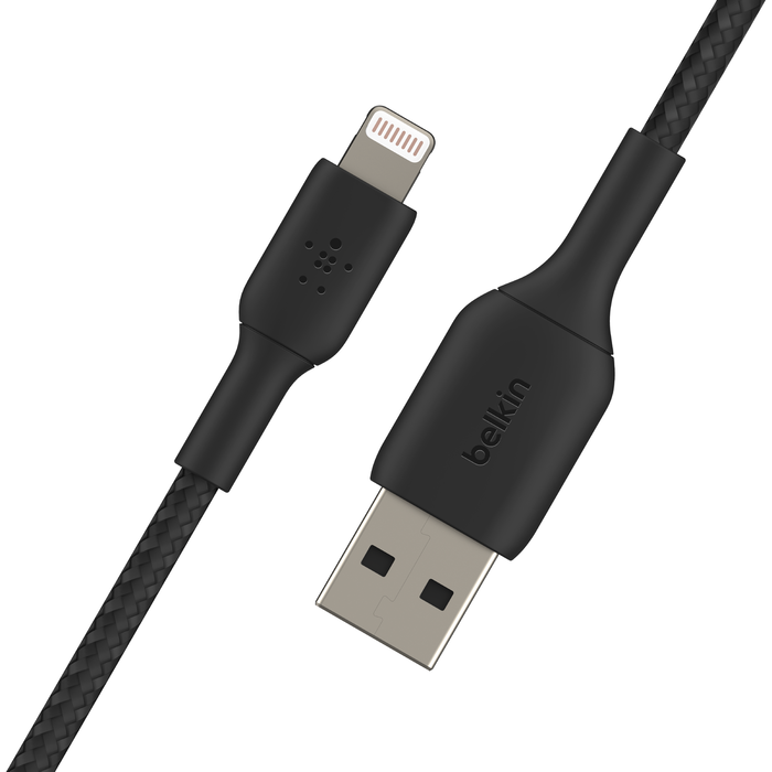 BELKIN BRAIDED A-LTG 1M BLACK thumbnail 4