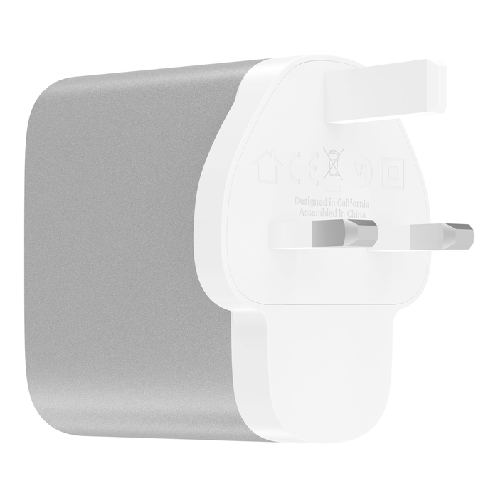 BELKIN USB-C + USB-A AC CHARGER 27W+12W (SLV) thumbnail 3
