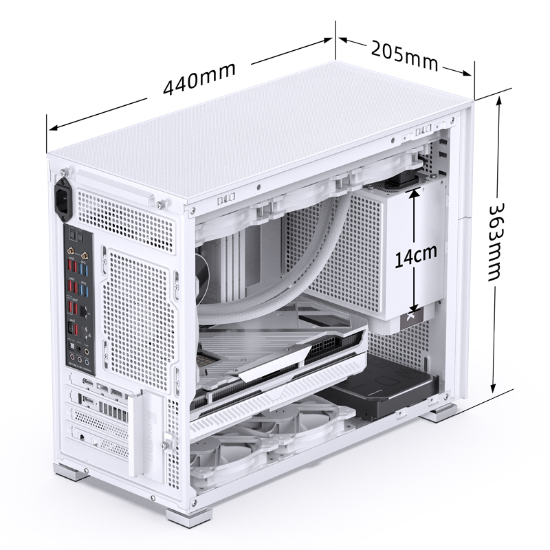JONSBO D31 M-ATX MESH WHITE thumbnail 3