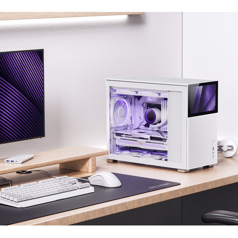 JONSBO D31 M-ATX MESH + SCREEN VERSION WHITE thumbnail 7