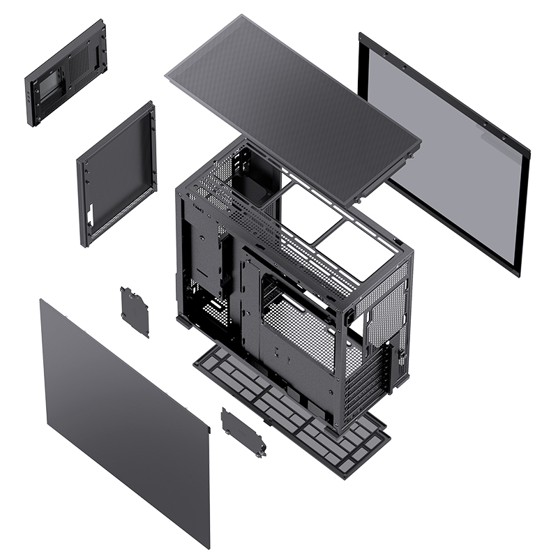 JONSBO D41 ATX MESH + SCREEN VERSION BLACK thumbnail 8