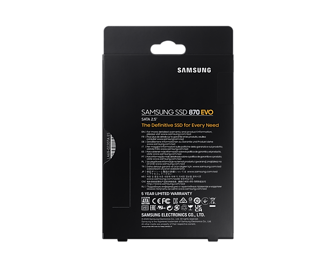 SAMSUNG 870 EVO SATA3 4TB SSD thumbnail 6