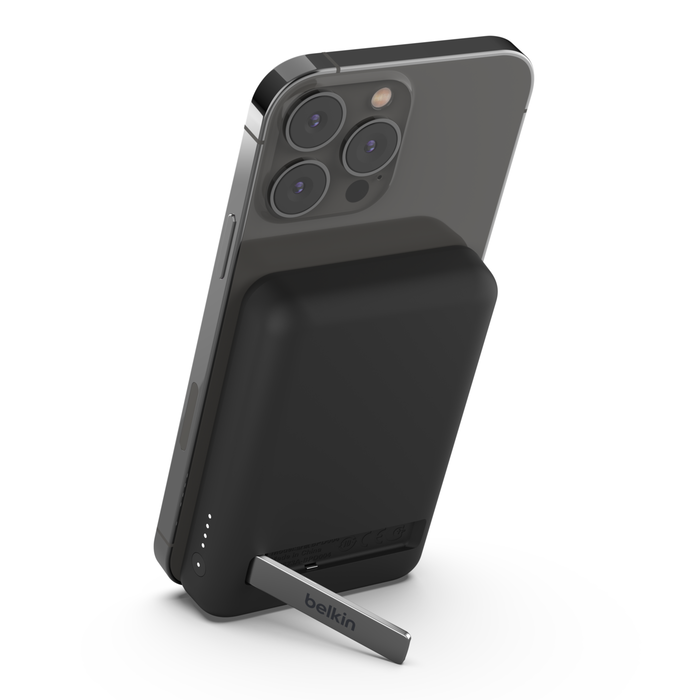 BELKIN 5K MAGNETIC WIRELESS POWER BANK+KICKSTAND (PURPLE) thumbnail 6