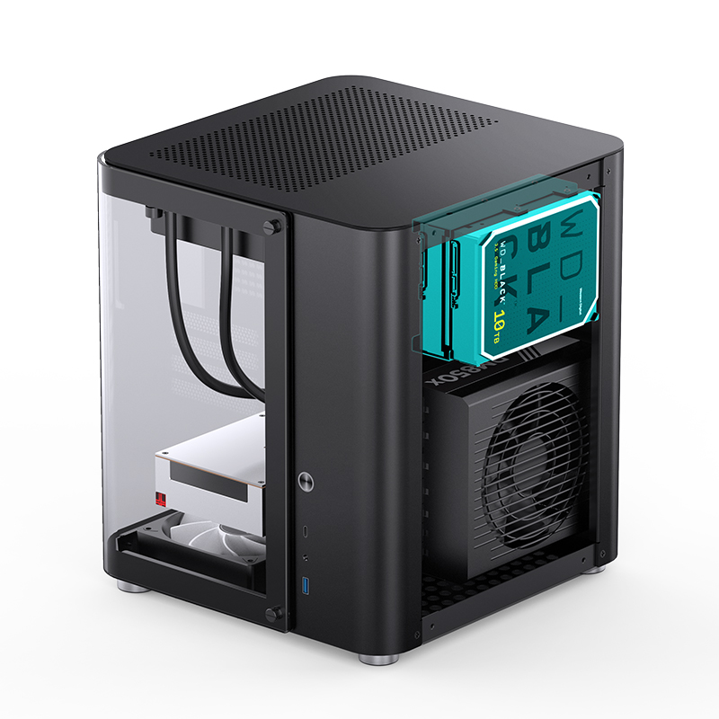 JONSBO TK-1 MATX CASE W/WINDOWS BLACK thumbnail 7