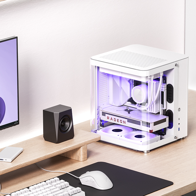 JONSBO TK-1 MATX CASE W/WINDOWS WHITE thumbnail 12