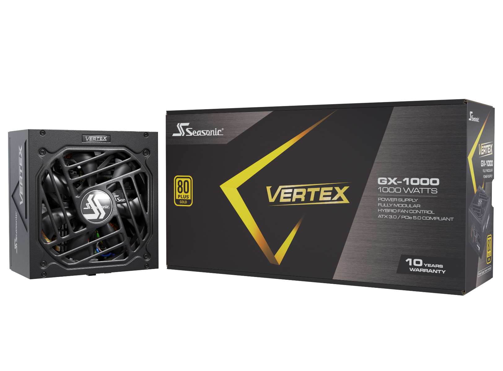 SEASONIC VERTEX 80 PLUS GOLD GX1000 1000W PSU thumbnail 7