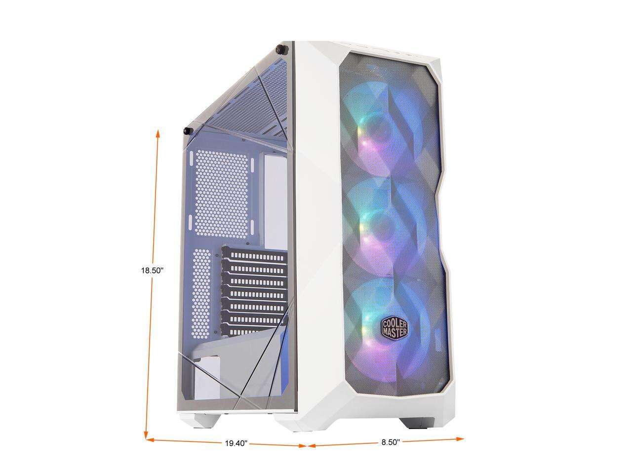 COOLER MASTER MASTERBOX TD500 MESH V2 CASE WHITE thumbnail 2