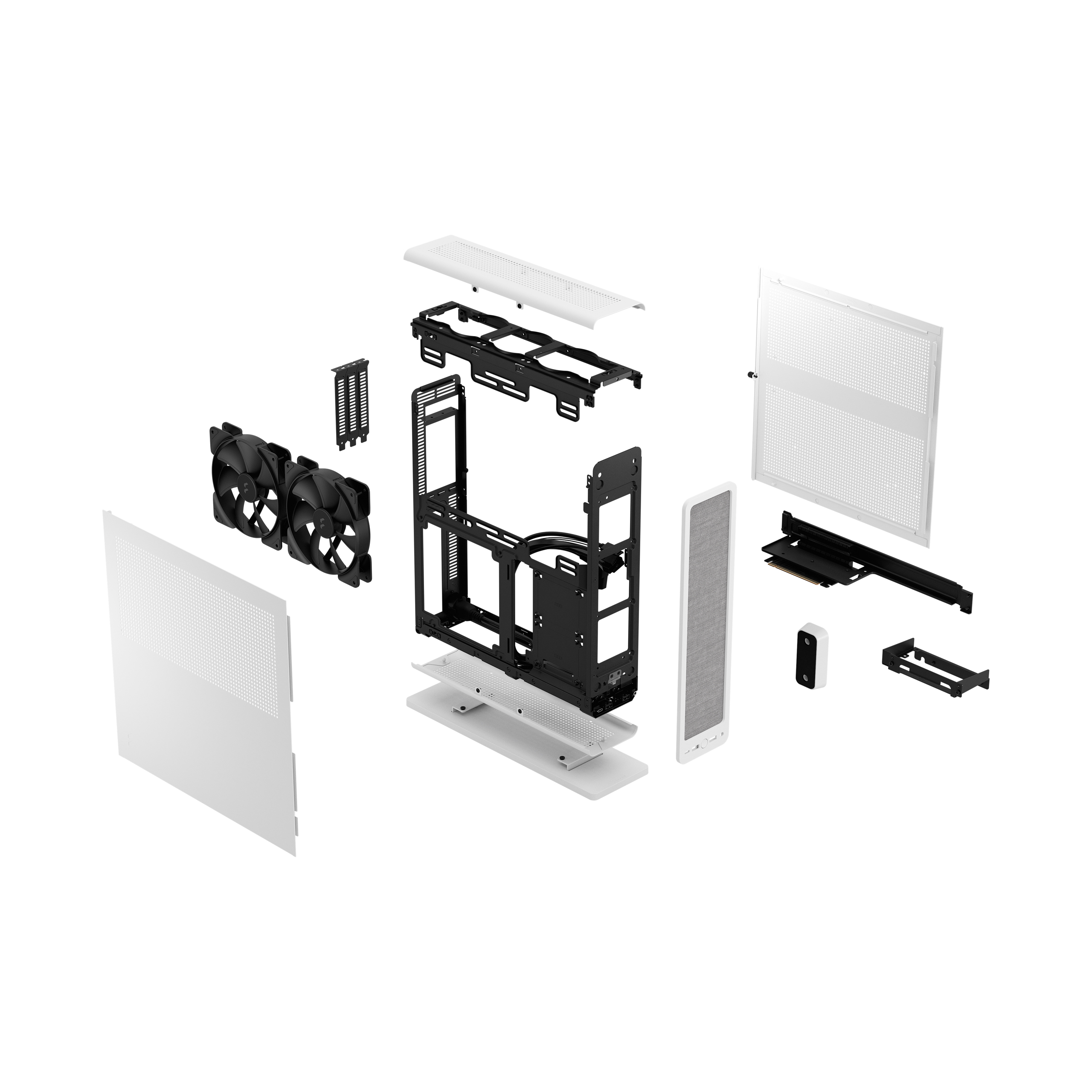 FRACTAL DESIGN RIDGE WHITE MINI-ITX PCIE-4.0 thumbnail 13