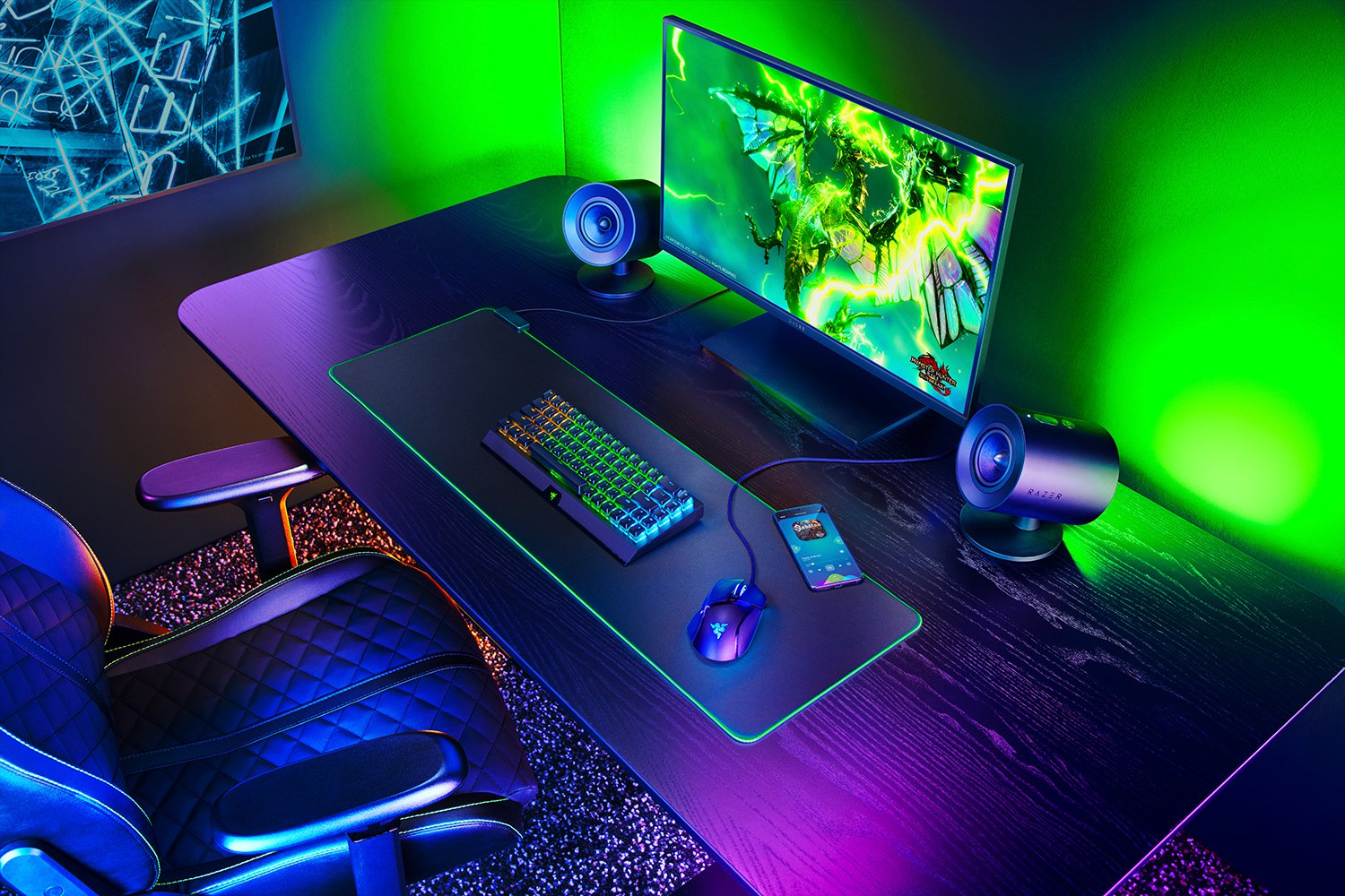 RAZER NOMMO V2 GAMING SPEAKERS thumbnail 4