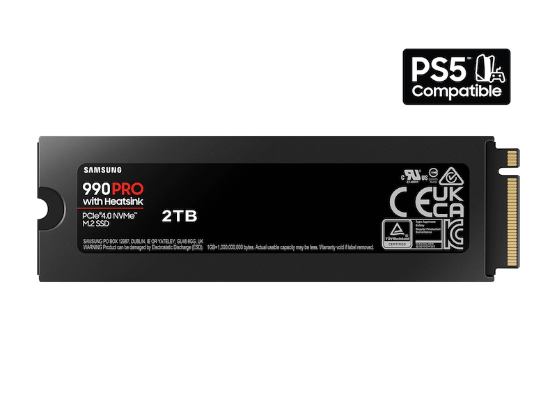 SAMSUNG 990 PRO 2TB NVME M.2 SSD W/HEATSINK thumbnail 4