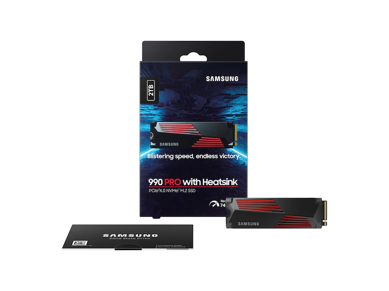 SAMSUNG 990 PRO 2TB NVME M.2 SSD W/HEATSINK thumbnail 5