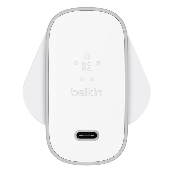 BELKIN QC4 + USB-C AC CHARGER 27W 4  USB-C TO C SILVER thumbnail 7