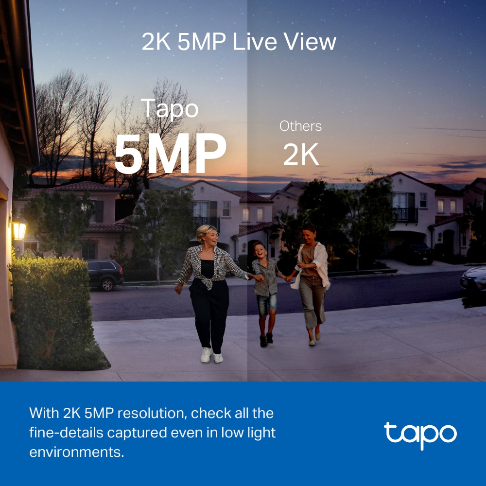 TP-LINK Tapo 2K 5MP Smart Wireless Security Video Doorbell thumbnail 3