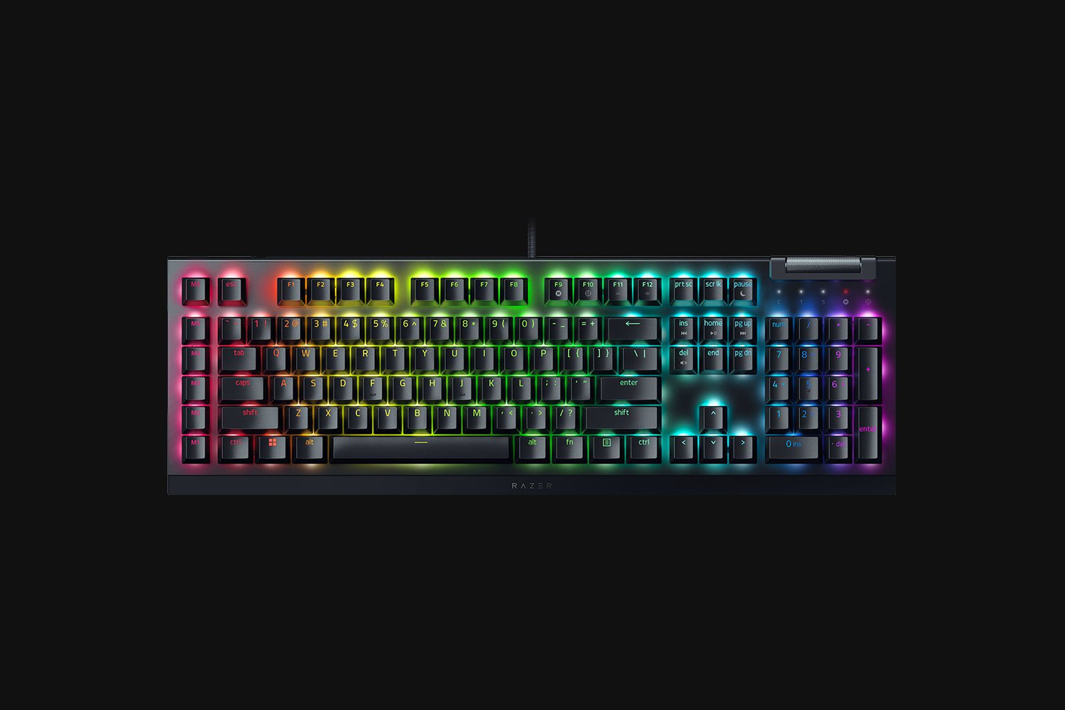 BLACKWIDOW V4 X GAMING KEYBOARD GREEN SWITCH thumbnail 4