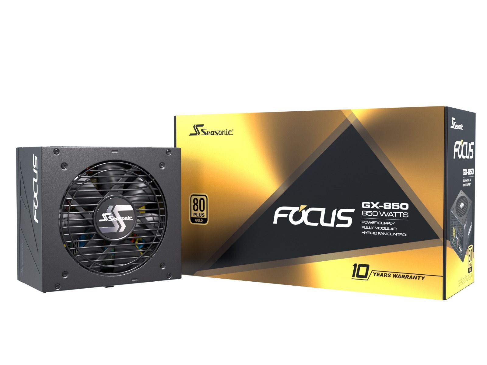 SEASONIC FOCUS 80PLUS GOLD GX850-ATX3.0 850W PSU thumbnail 2