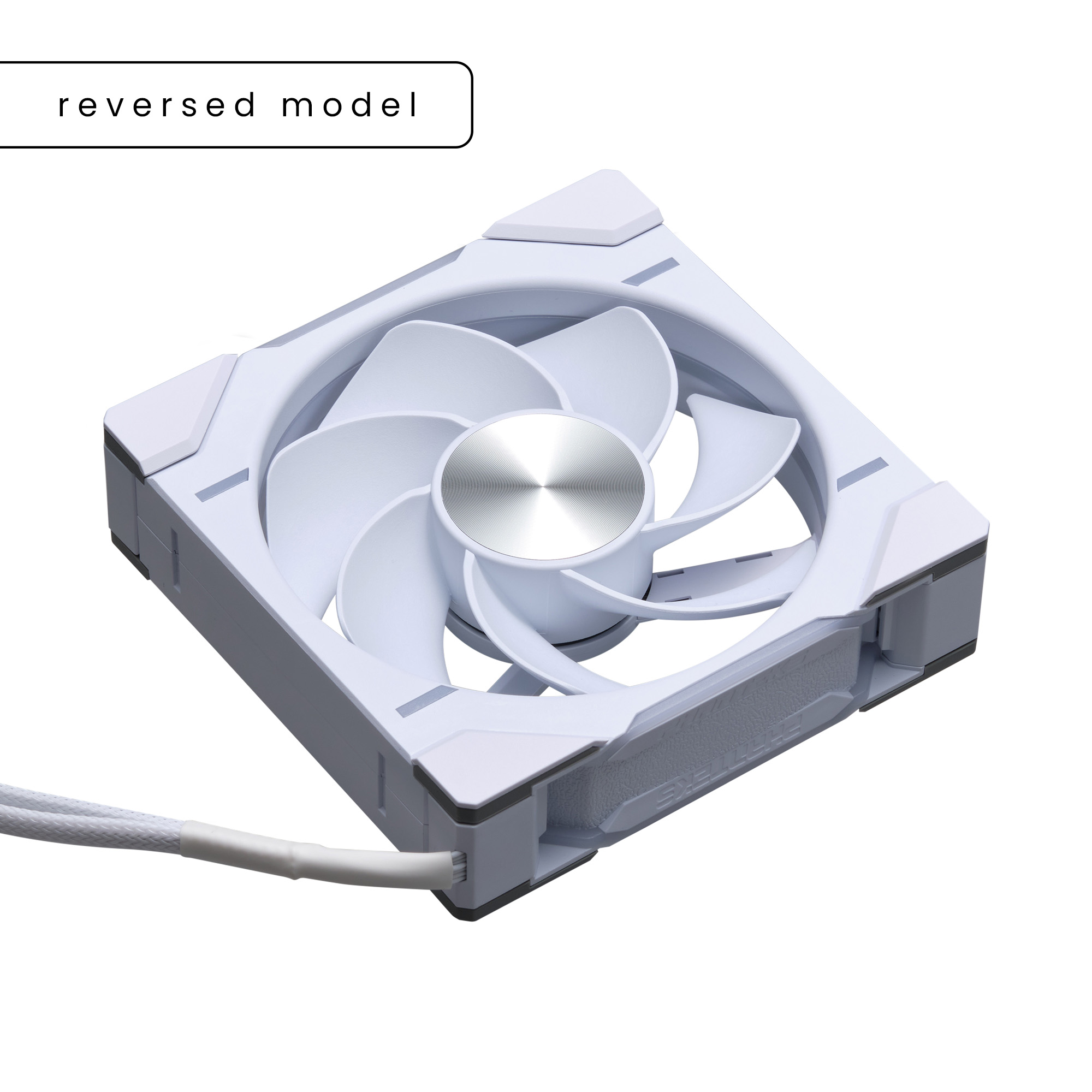 PHANTEKS D30 120MM PWM FAN REVERSE DRGB WHITE (1-PACK) thumbnail 6