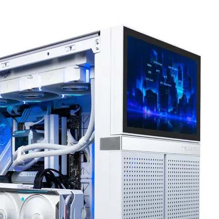 VALKYRIE 02 ATX BASIC CASE W/10.1" TOUCH SCREEN WHITE thumbnail 3