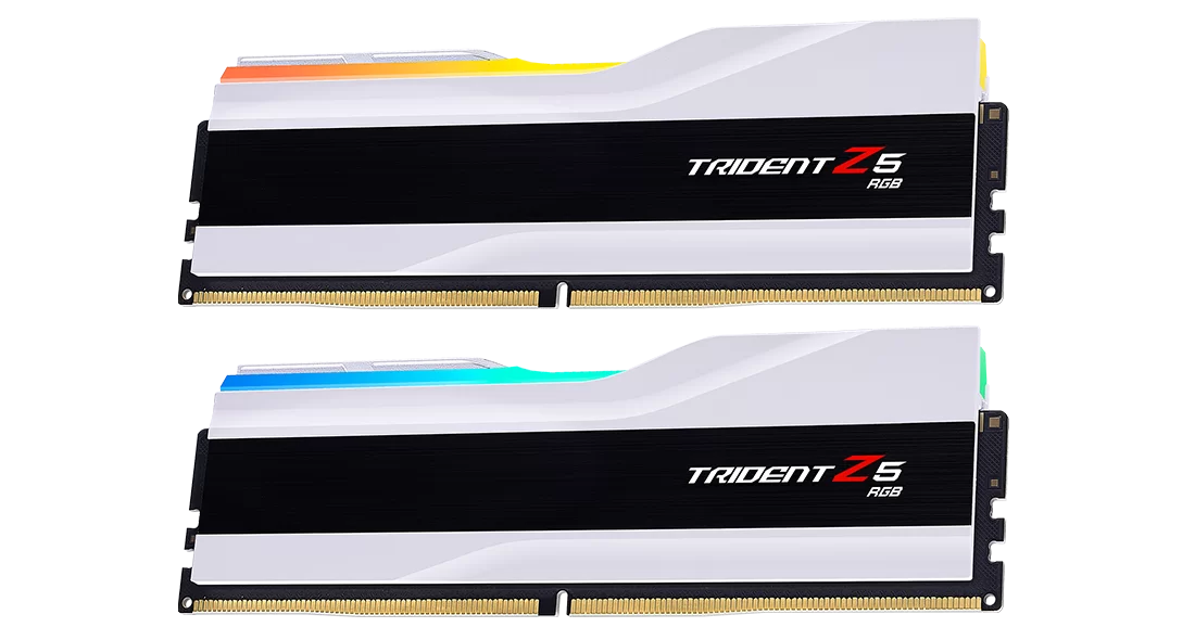 TRIDENT Z5 RGB WHITE 64G(32G*2) DDR5 6400MHZ 1.4V thumbnail 5