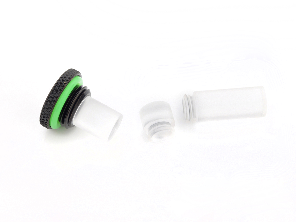 BITSPOWER G1/4 MATT BLACK STOP FITTING V2 thumbnail 3