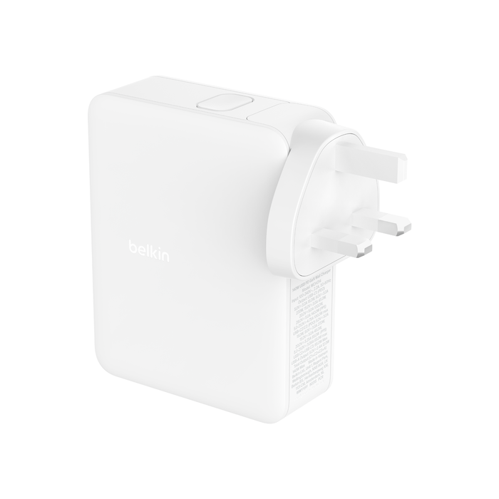 BELKIN PD 140W PPS USB-C WALL CHARGER WHITE thumbnail 3