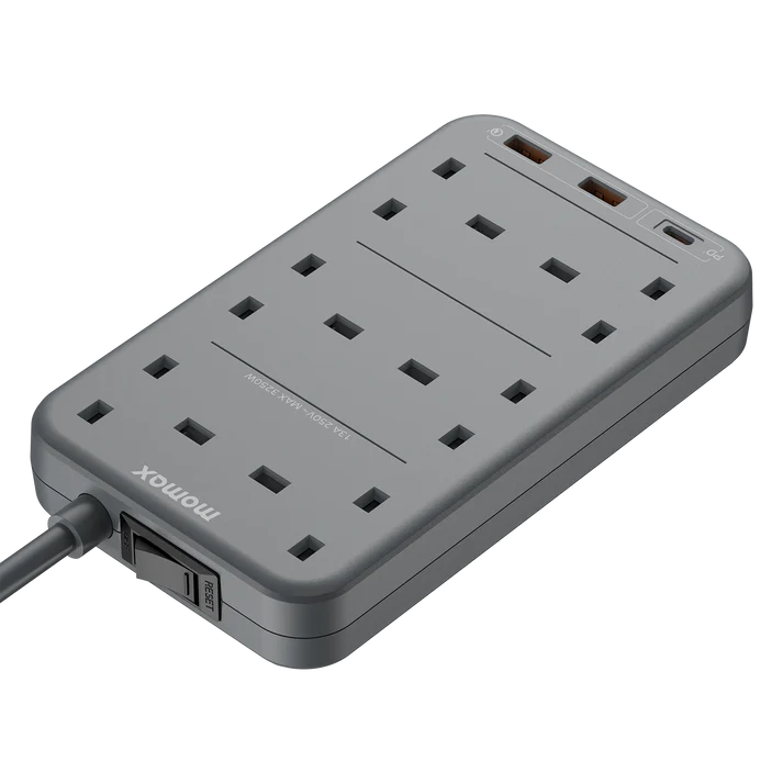 ONEPLUG 6-OUTLET POWER STRIP WITCH USB(BK)