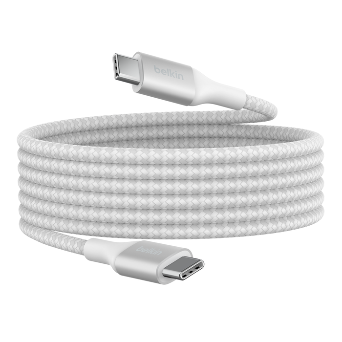 BELKIN 240W BRAIDED C-C CABLE 2M WHITE thumbnail 5