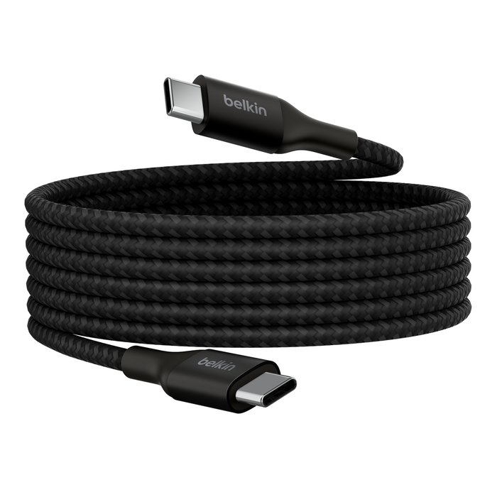 BELKIN 240W BRAIDED C-C CABLE 1M BLACK thumbnail 5