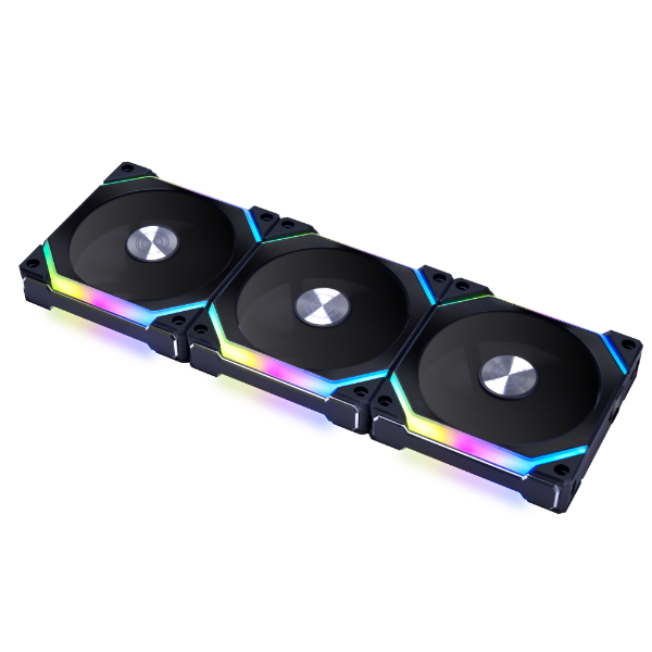 LIAN LI 120*28MM UNI FAN SL120V2 (3-PACK) BLACK thumbnail 2
