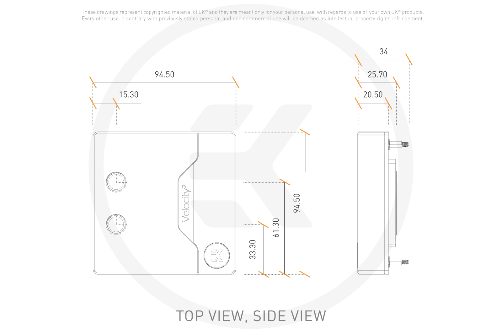 EK QUANTUM VELOCITY 2 D-RGB 1700 WHITE thumbnail 4