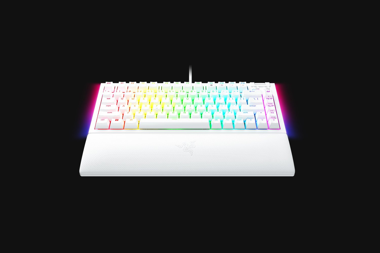 RAZER BLACKWIDOW V4 75% GAMING KEYBOARD WHITE thumbnail 2