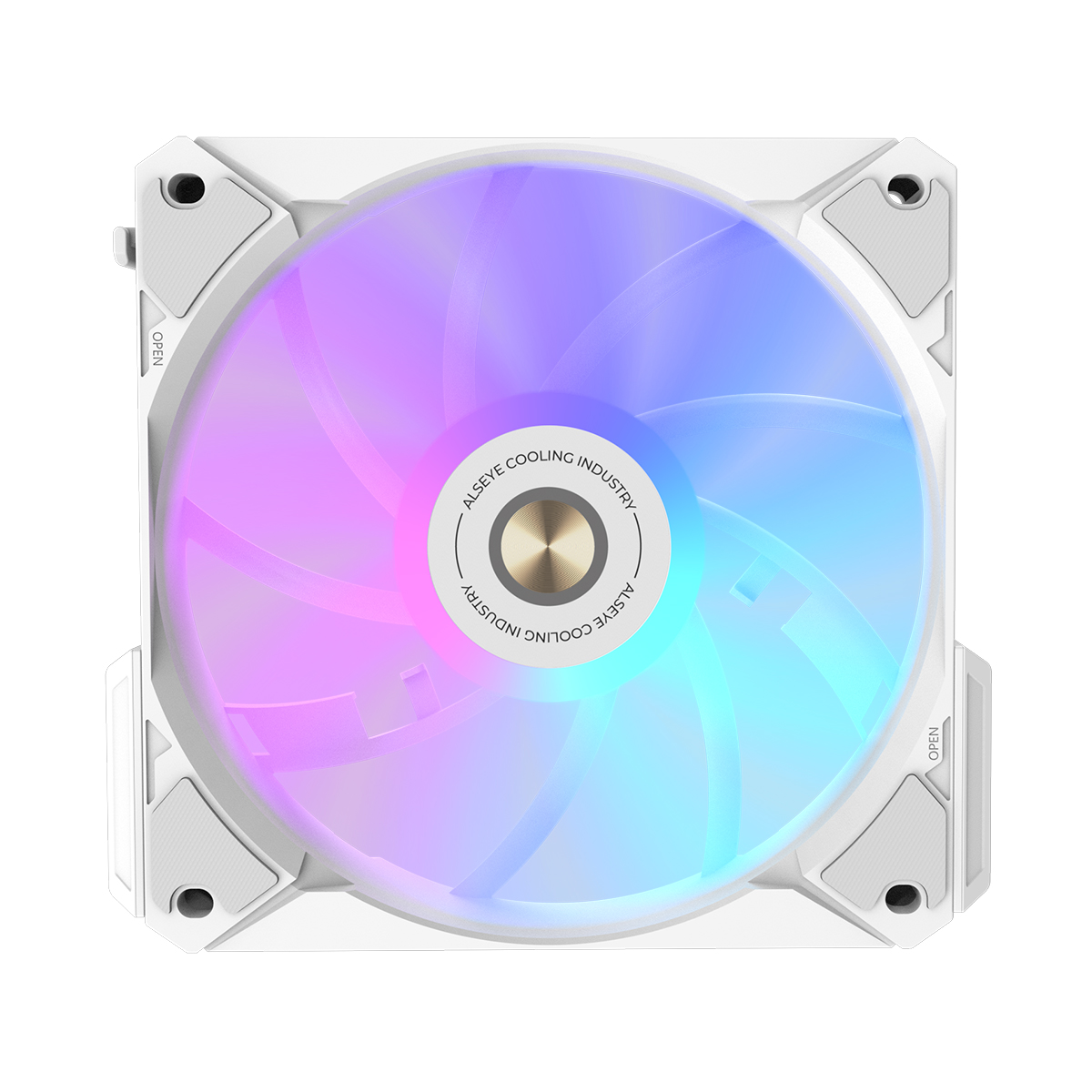 ALSEYE I12W-K3 3 Packs INTERLOCKING FAN KIT WHITE thumbnail 2