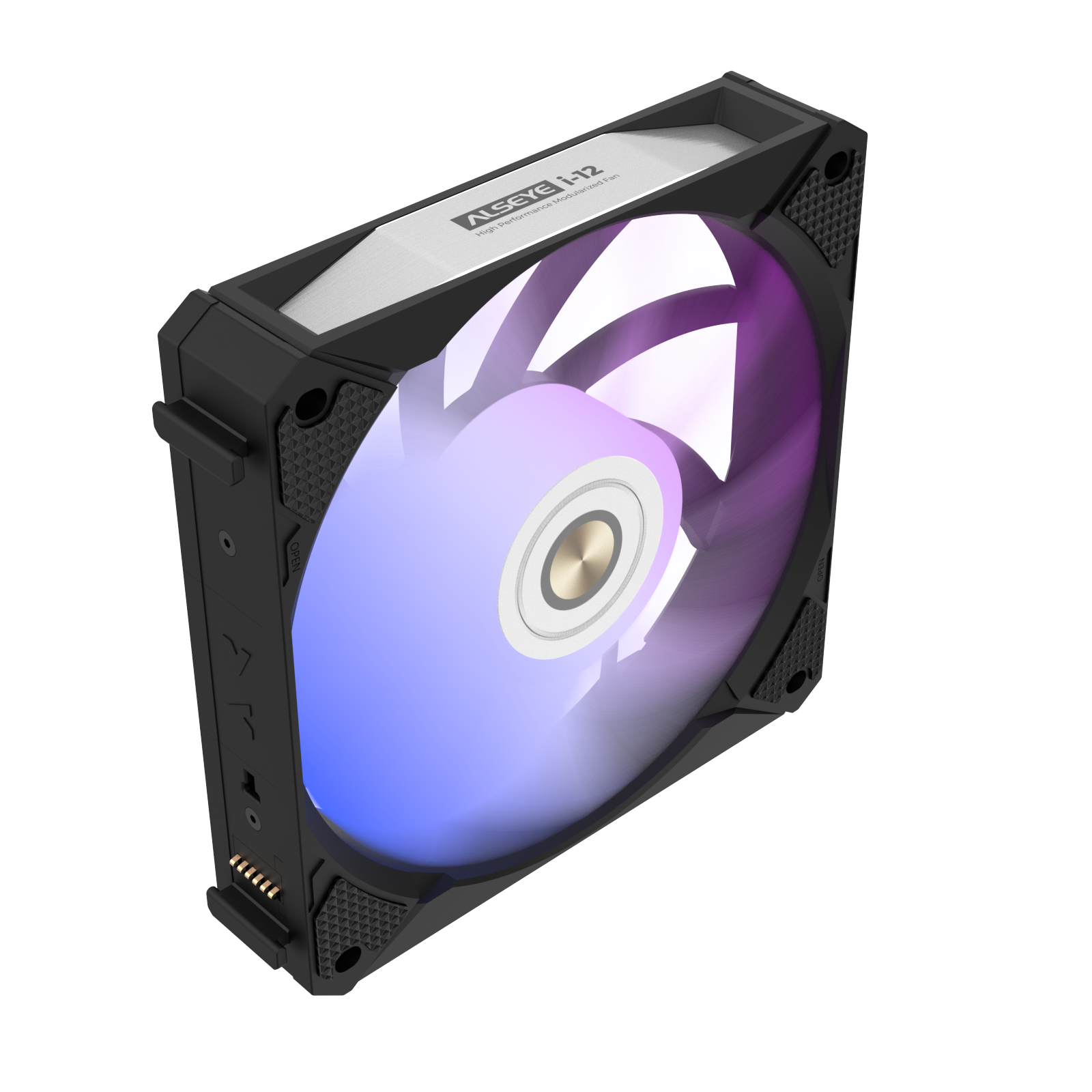 ALSEYE I12B-K3 3 INTERLOCKING FAN KIT BLACK thumbnail 3