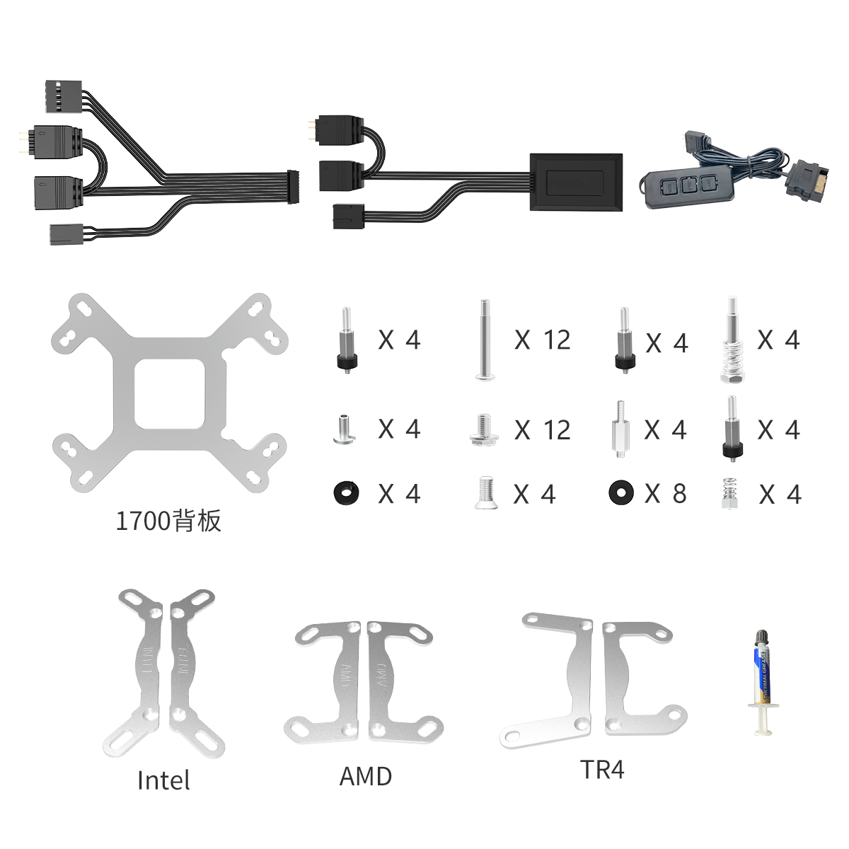 ALSEYE I240 RGB WATER COOLING BLACK thumbnail 4