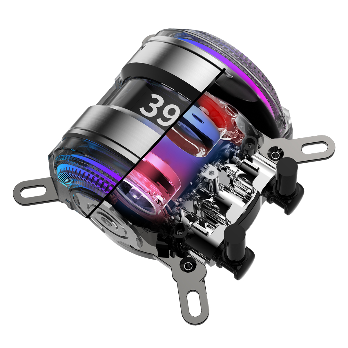 ALSEYE I240 RGB WATER COOLING WHITE thumbnail 3