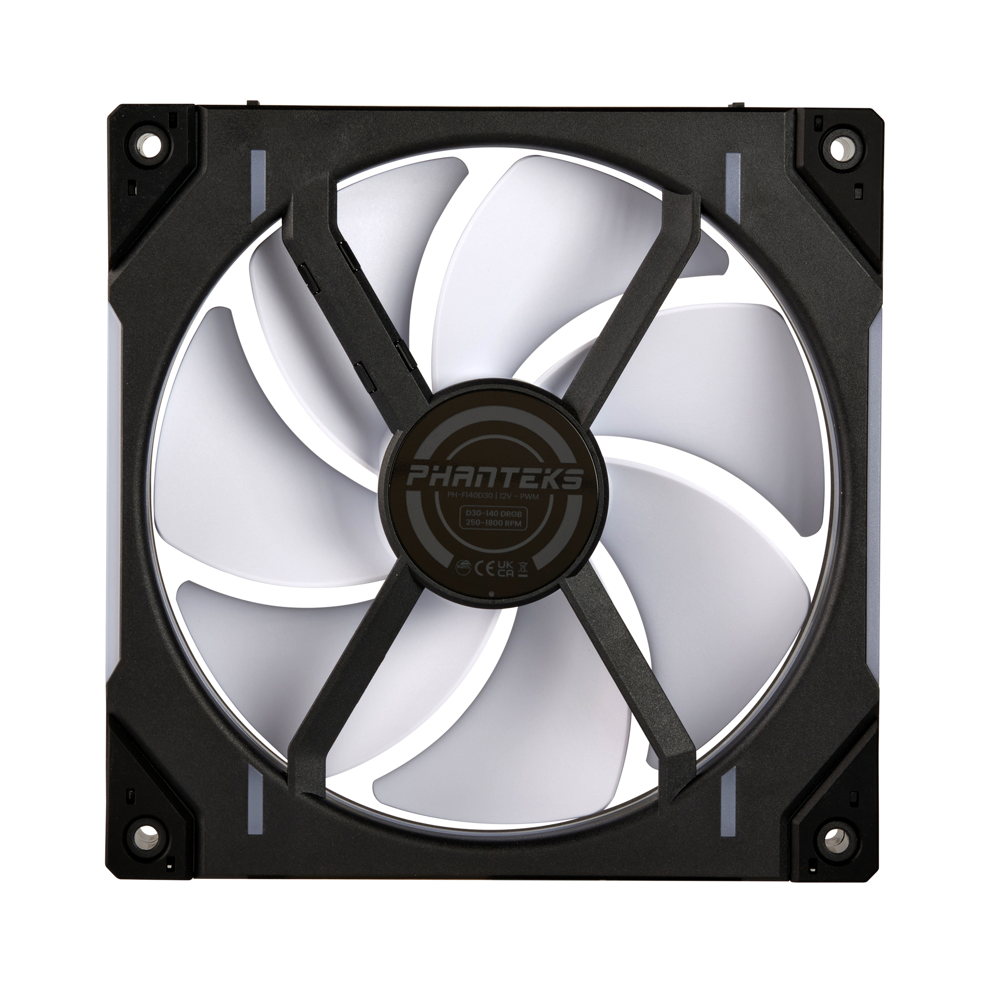 PHANTEKS D30 140MM PWM FAN REGULAR DRGB BLACK (1-PACK) thumbnail 11